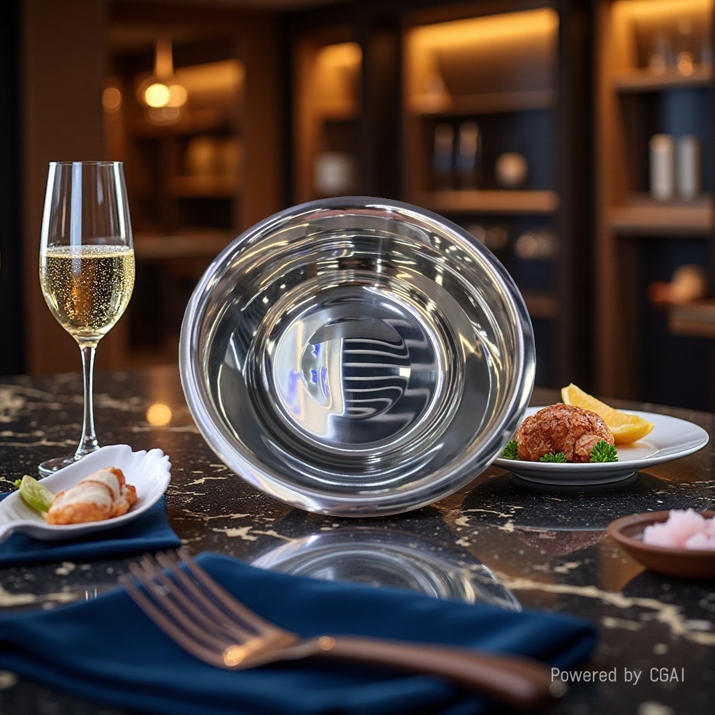 304 stainless steel extra thick multi-purpose soup bowl, 22CM details Picture