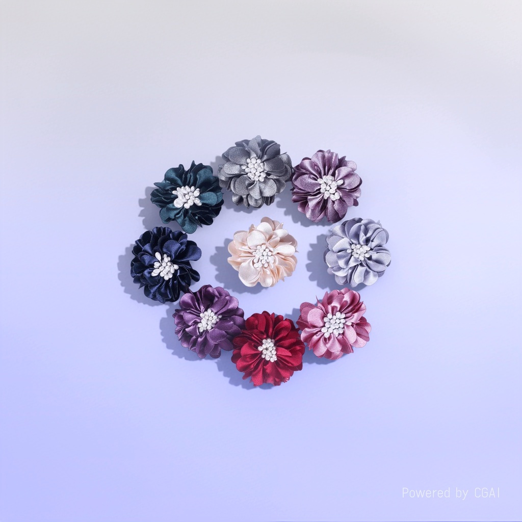 Ethnic style petal fabric handicrafts, handcrafted decorative ornaments Specification image