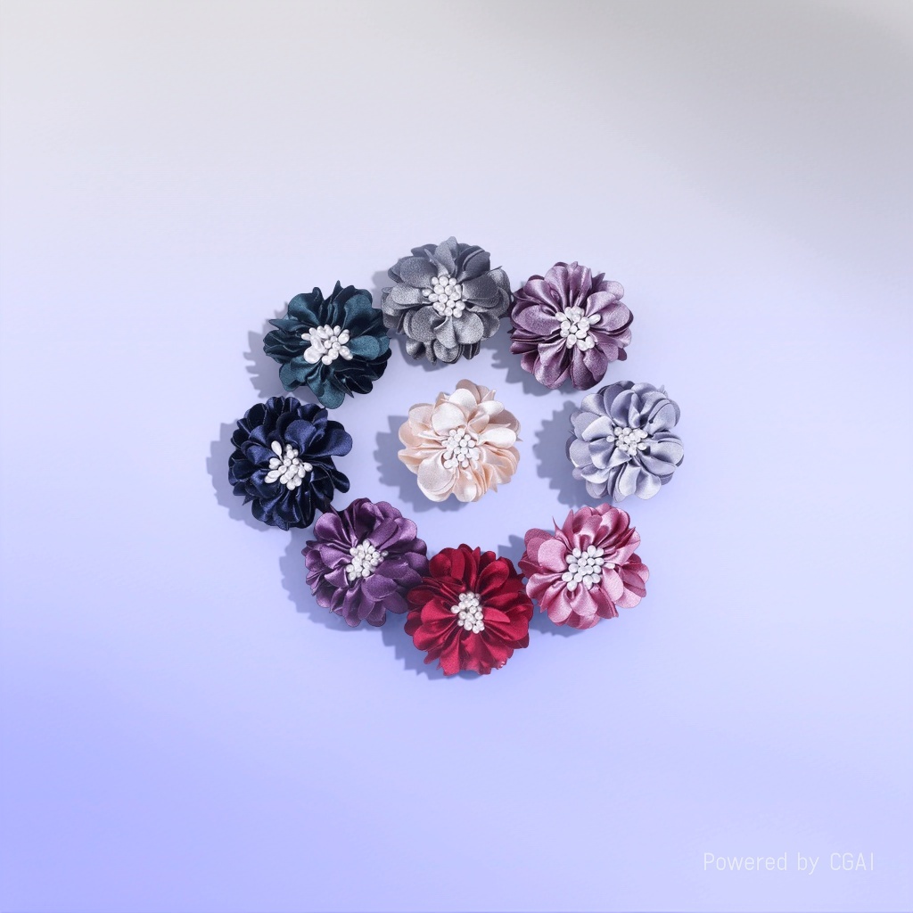 Ethnic style petal fabric handicrafts, handcrafted decorative ornaments details Picture