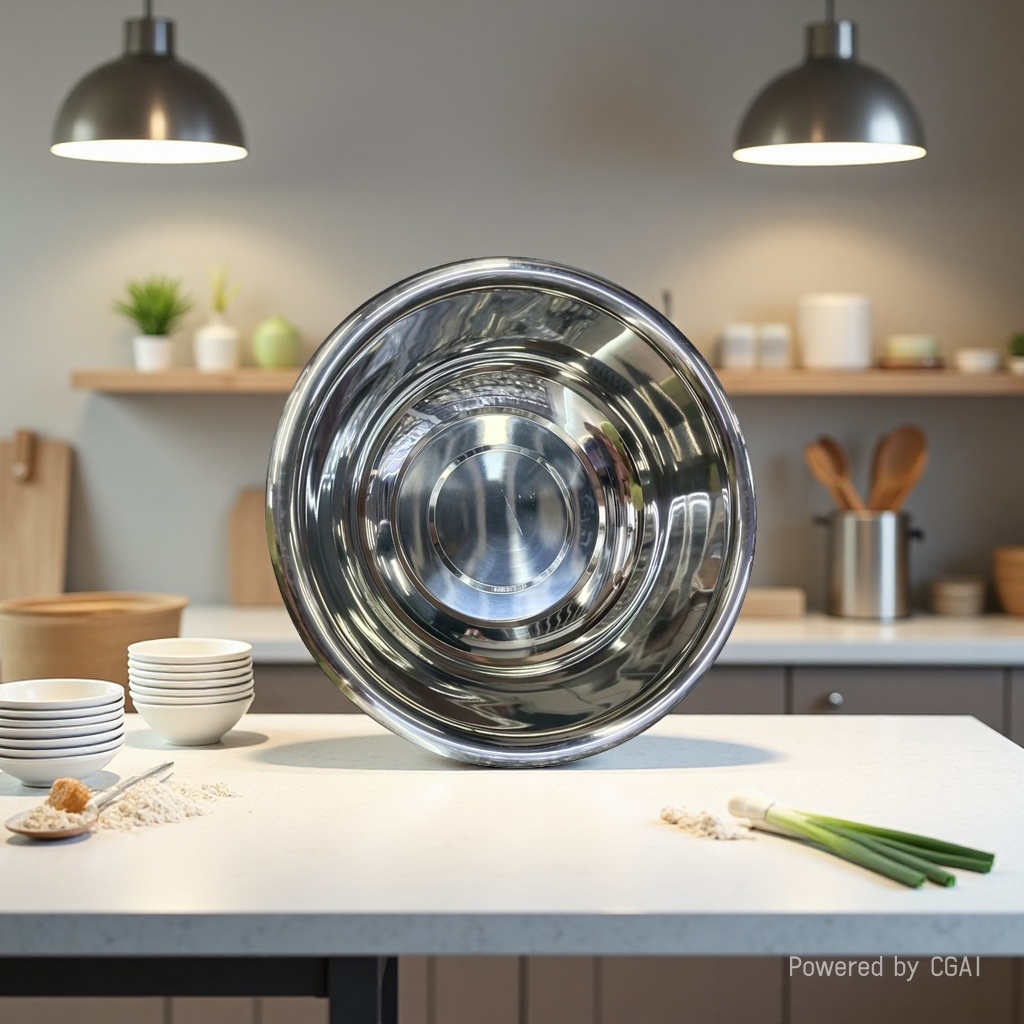 201# Non-magnetic washbasin, extra thick, multi-purpose soup basin, 36CM Application Scenario
