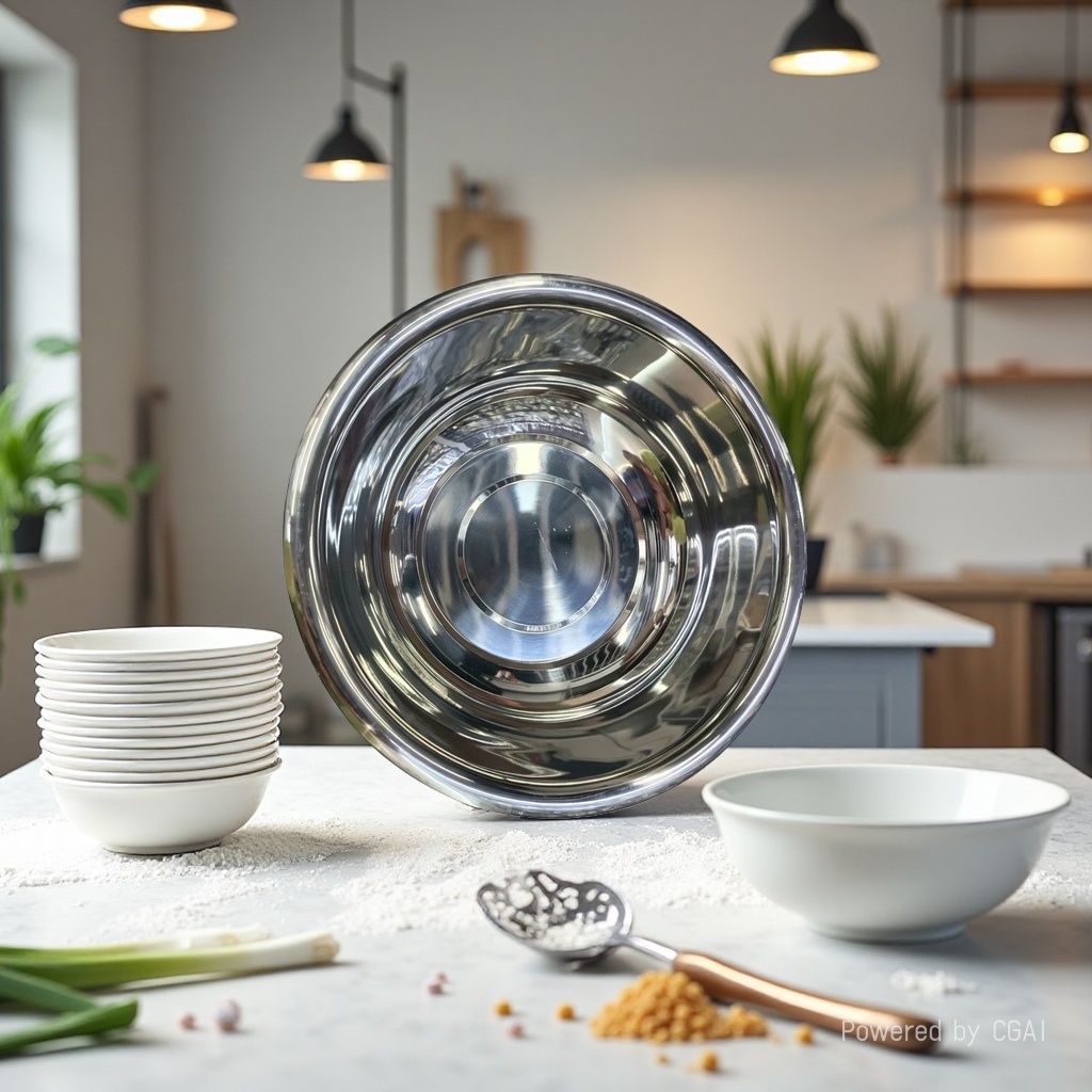 201# Non-magnetic washbasin, extra thick, multi-purpose soup basin, 36CM details Picture