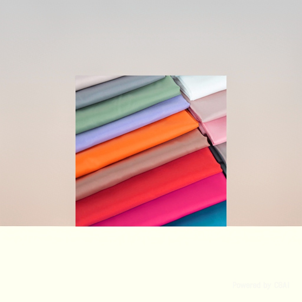 彩色涤塔夫布料三分格面料仿兔毛布料色丁涤纶面料优质布料