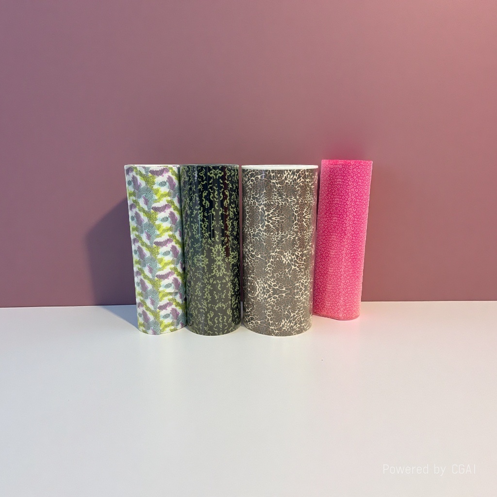 The manufacturer wholesals a wide variety of styles of scallion powder engraved film
