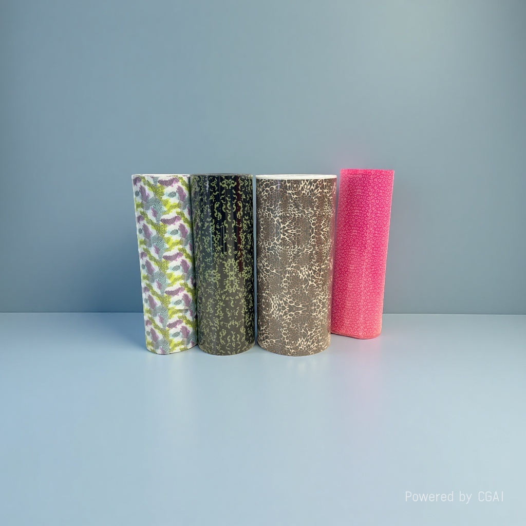 The manufacturer wholesals a wide variety of styles of scallion powder engraved film Specification image