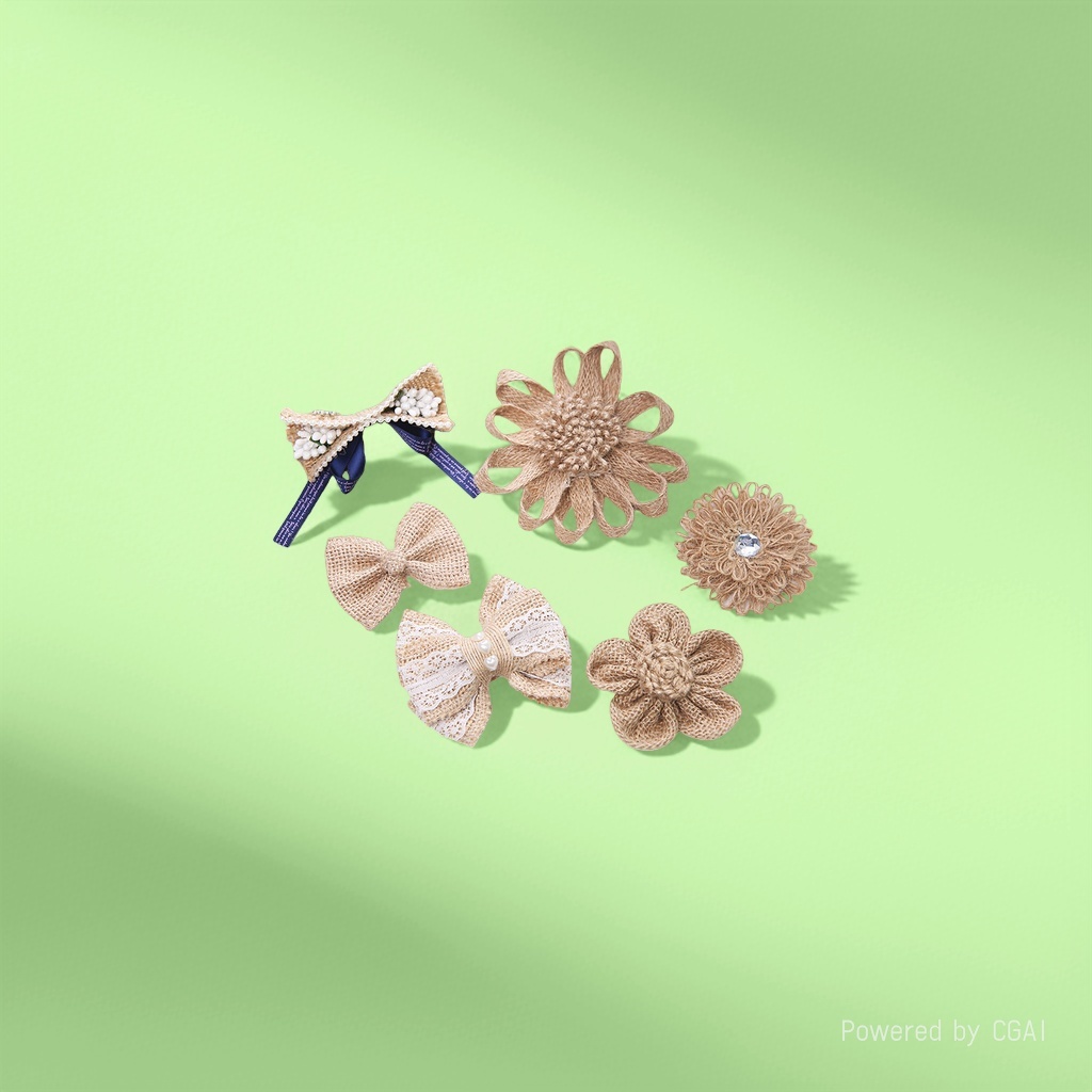 Woolen sunflower woven flower decoration, plush flower, knitted flower, woolen flower Specification image