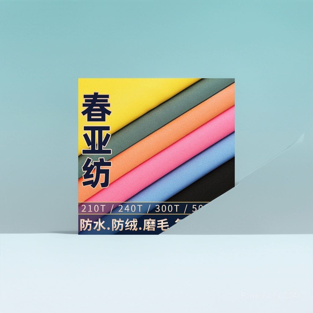 衣服布料/面料春亚纺/沙发巾面料/义乌/雨衣面料产品图