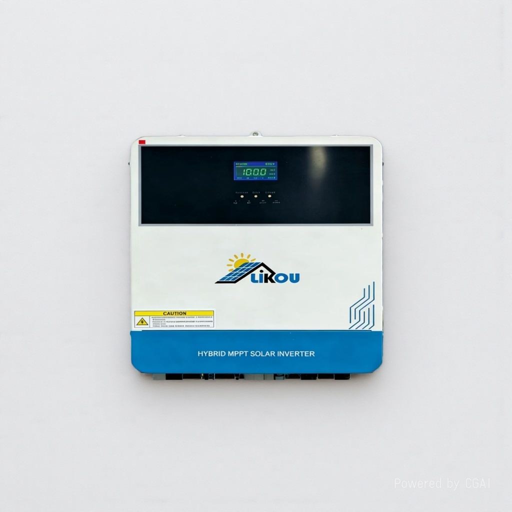 The LIKOU hybrid solar inverter features efficient conversion and built-in WiFi intelligent control Specification image
