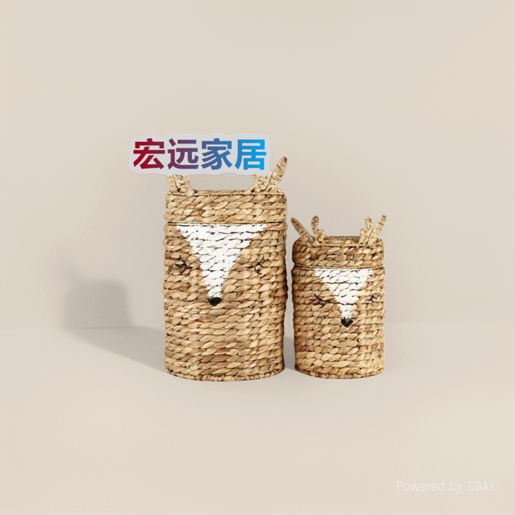 脏衣篓/防藤编收纳篮/收纳篮/编织收纳篮/收纳产品图