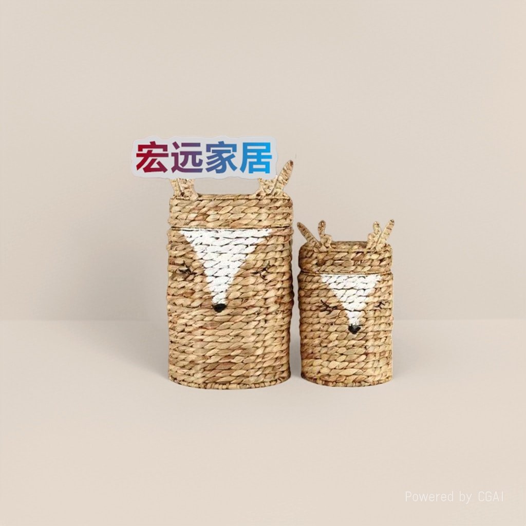 脏衣篓/防藤编收纳篮/收纳篮/编织收纳篮/收纳细节图