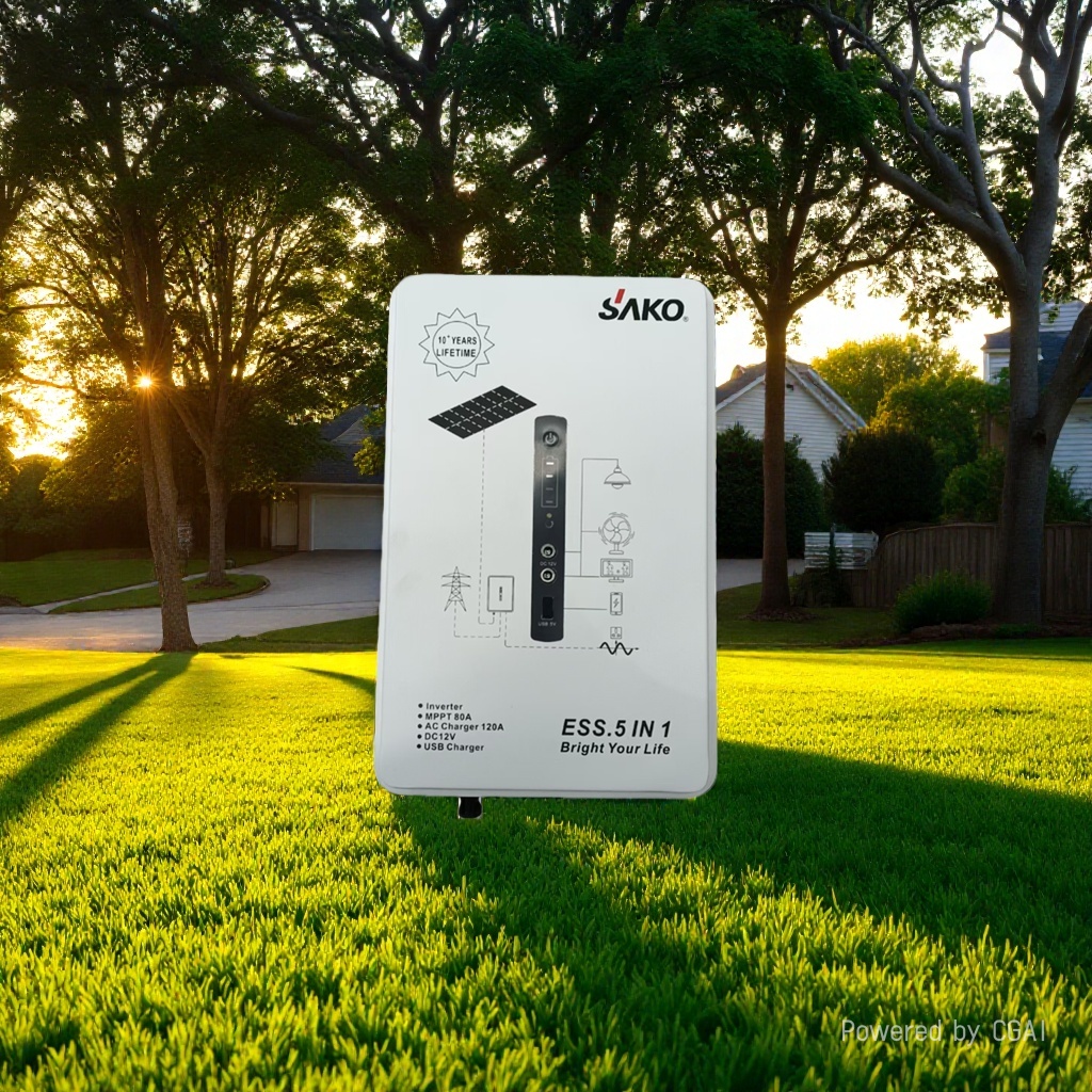 The SAKO solar all-in-one machine features a fast charging and portable design details Picture