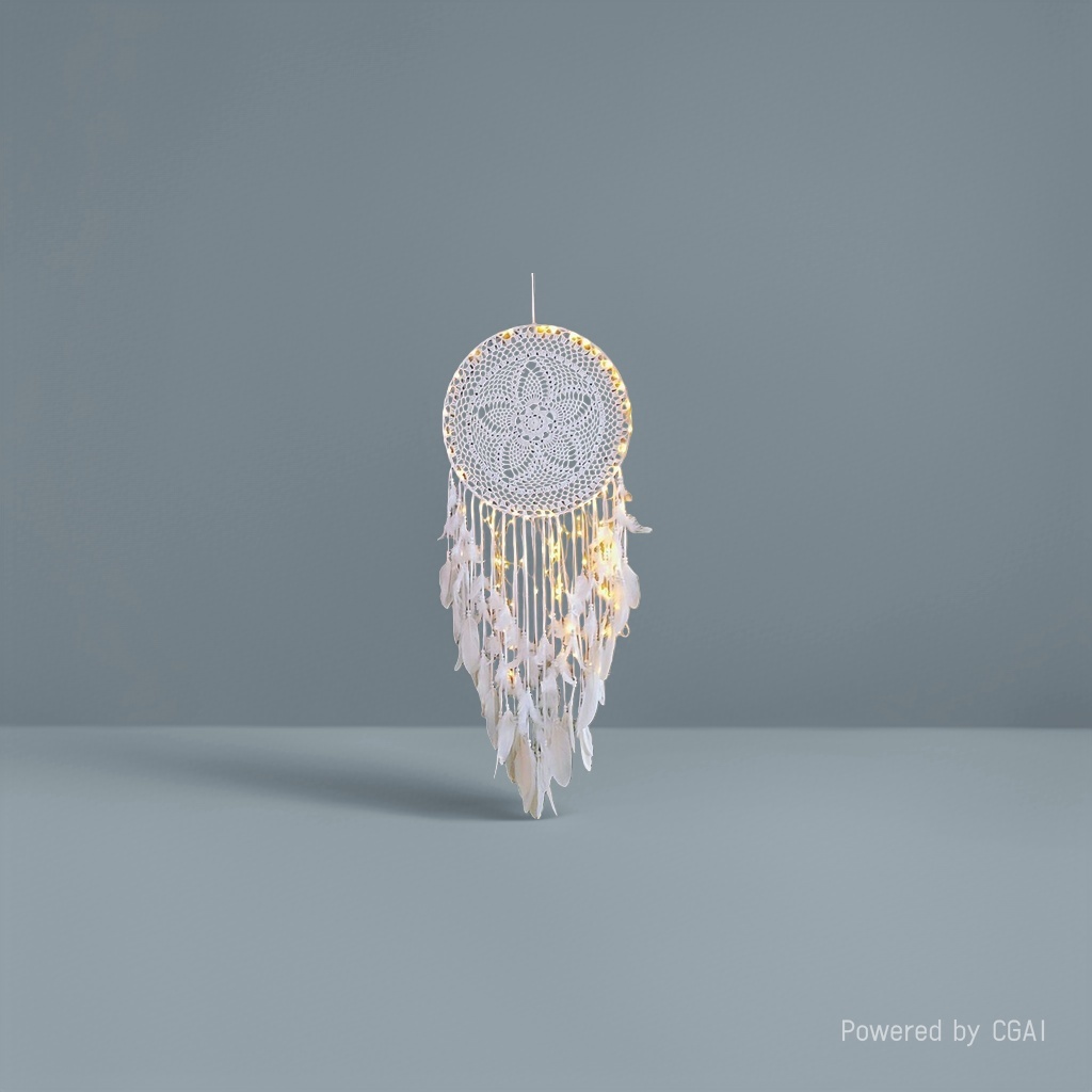 Bohemian dreamcatcher handcrafted embroidery details Picture