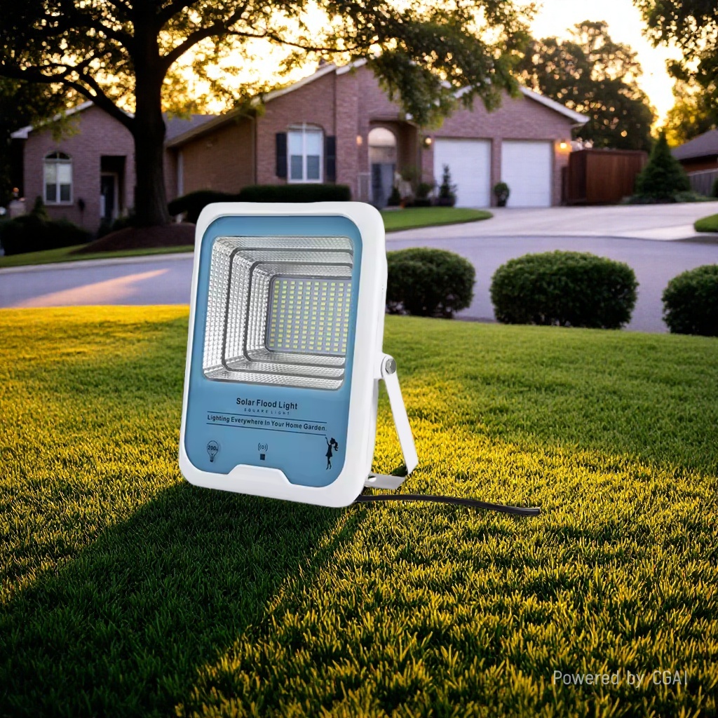 Ultra-bright IP66 waterproof 300W outdoor Led solar panel LED floodlight details Picture