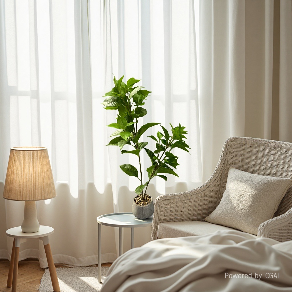 Creative simulation potted plant desktop green plant simulation tree green plant ornaments details Picture