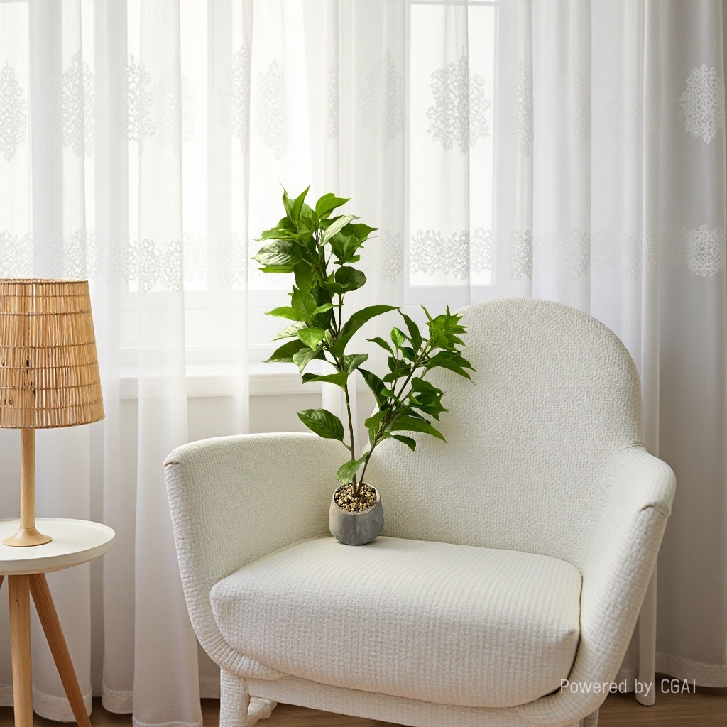 Creative simulation potted plant desktop green plant simulation tree green plant ornaments Specification image