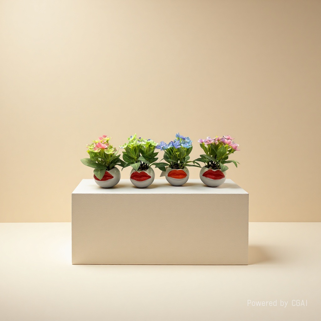 Simulation Hua Plant Simulation Plant smart home decoration Factory direct sales Specification image