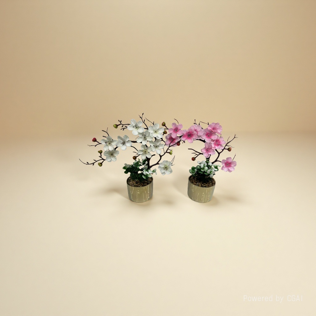 创意仿真盆栽蝴蝶兰绿植桌面摆件仿真树室内装饰植物绿化美化