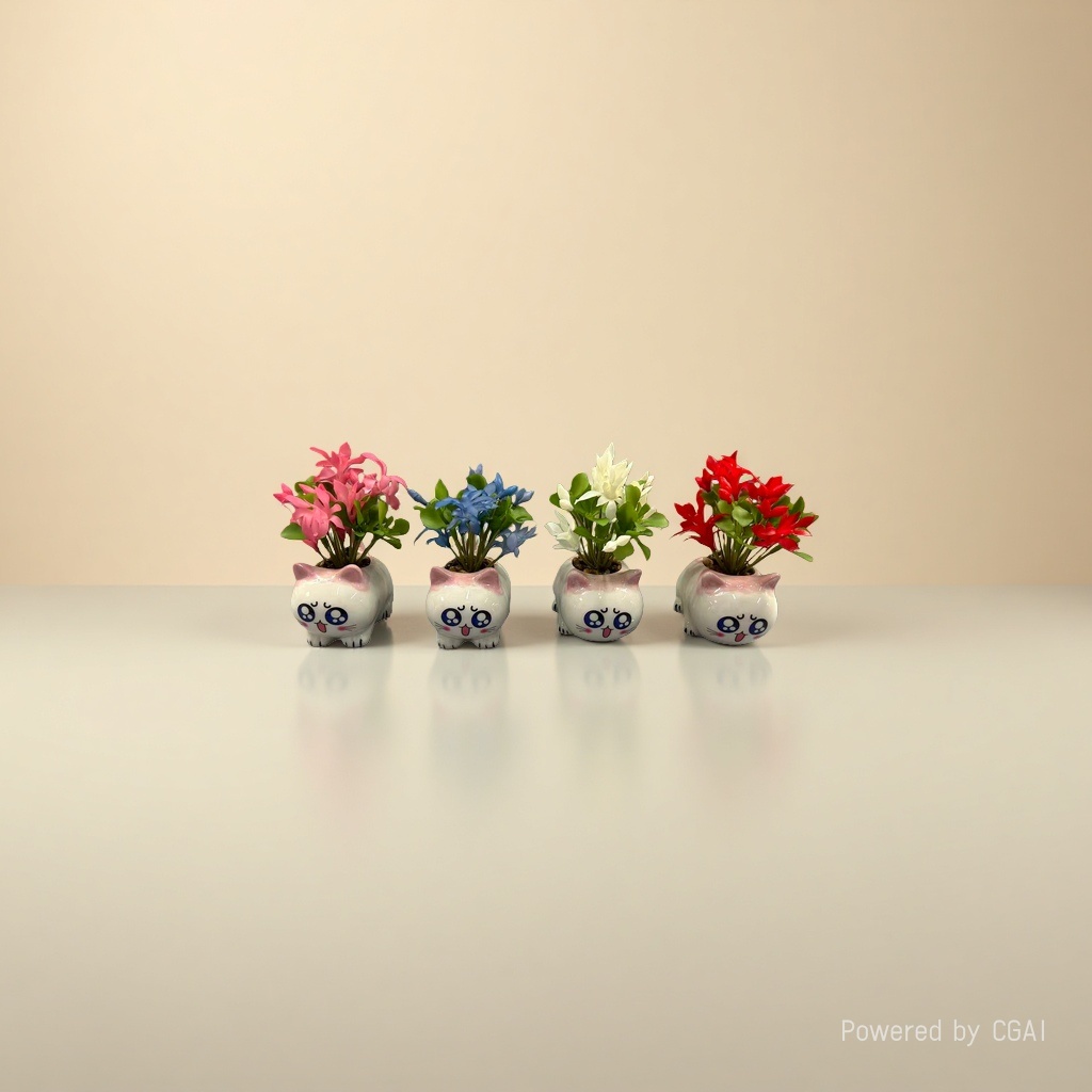 Artificial plants, micro-landscape artificial green plants, artificial flowers and artificial flower home decoration ornaments Application Scenario