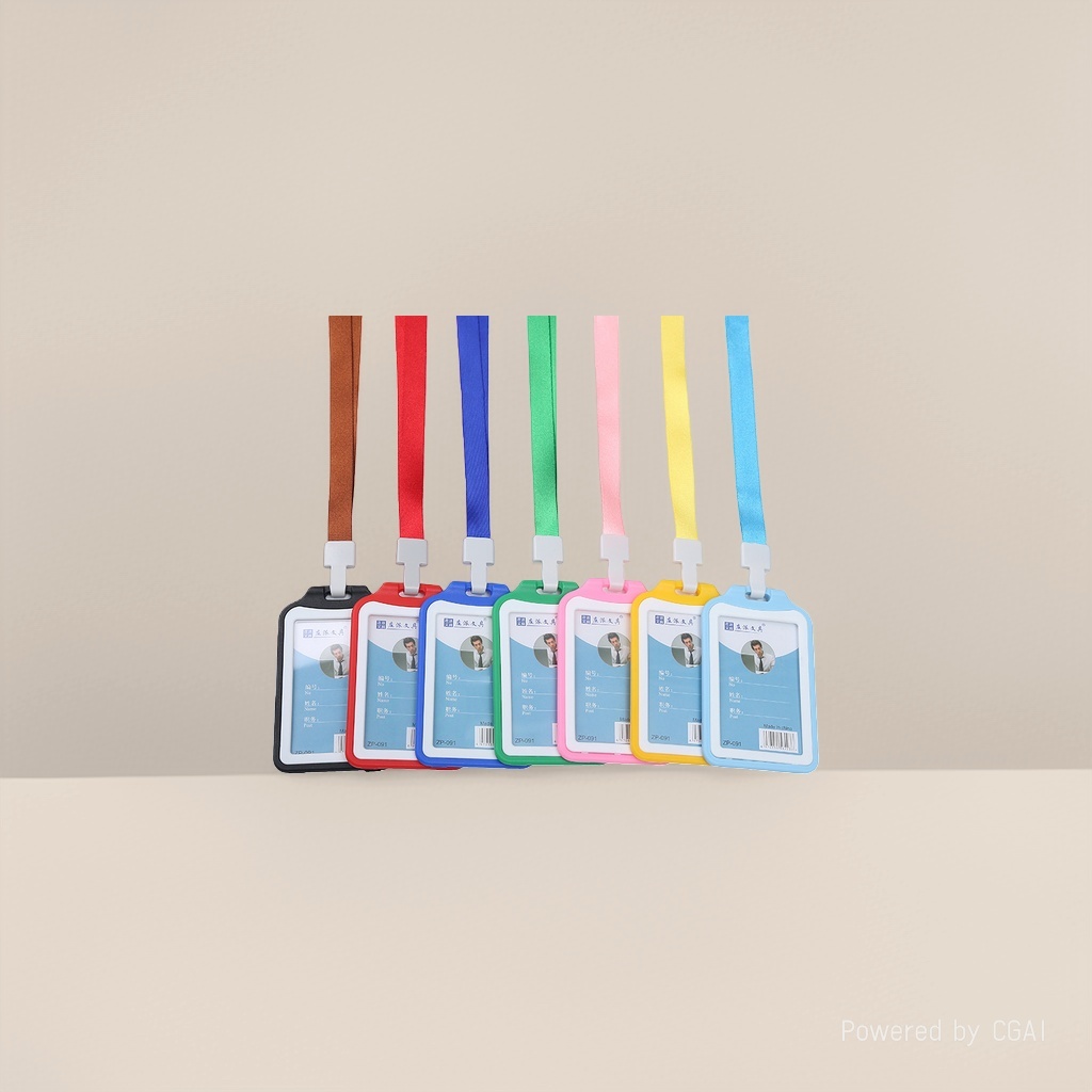 PVC soft name tag cover for work ID card holder, waterproof card and certificate, transparent exhibition ID, work ID and factory name cover Application Scenario