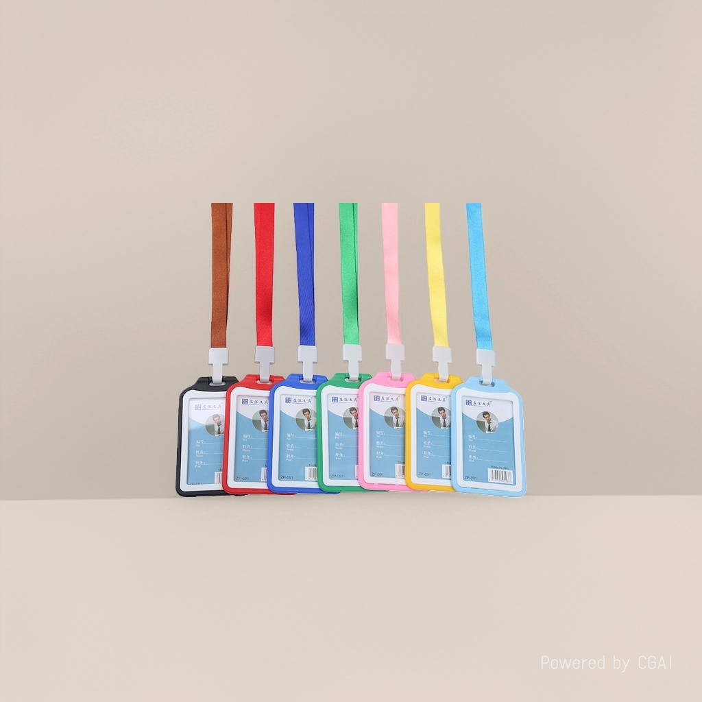 PVC soft name tag cover for work ID card holder, waterproof card and certificate, transparent exhibition ID, work ID and factory name cover details Picture