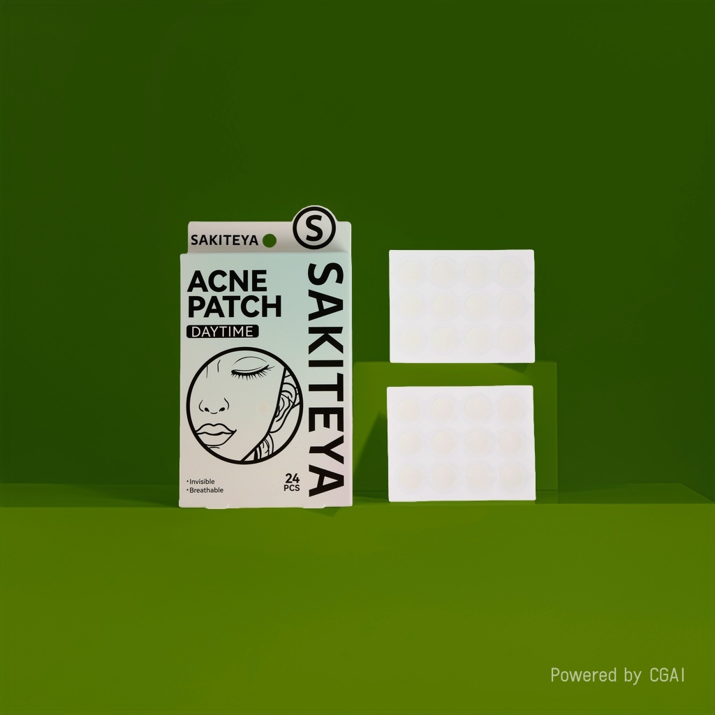 Cross-border export English acne patch, invisible concealer, transparent day and night use, 24 capsules salicylic acid ultra-thin daily acne removal Application Scenario