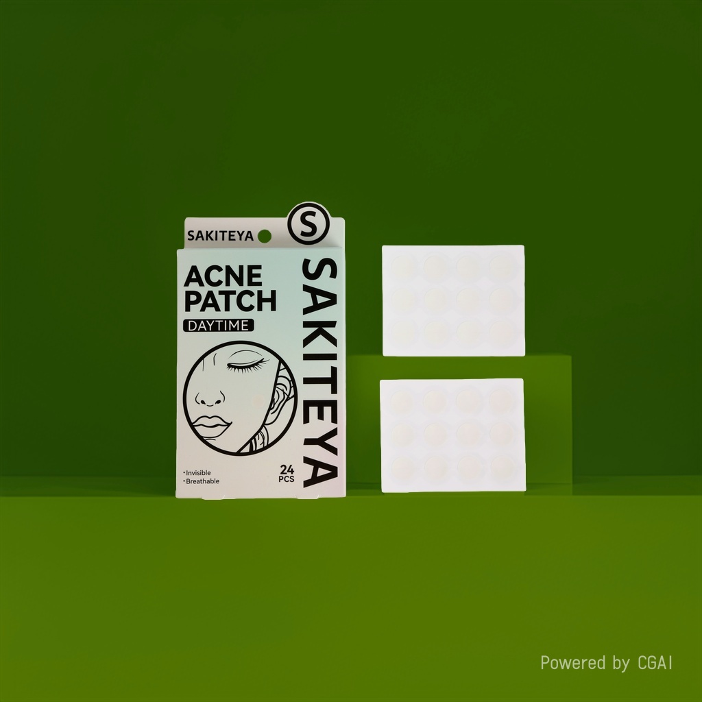 Cross-border export English acne patch, invisible concealer, transparent day and night use, 24 capsules salicylic acid ultra-thin daily acne removal details Picture