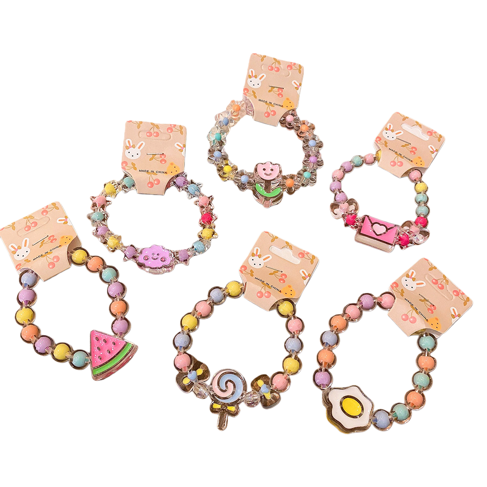 Colorful thread hand-woven rope cute cartoon bracelet toy bracelet Item Picture