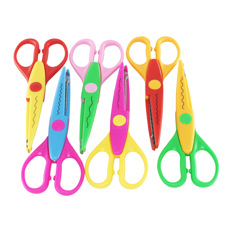 Early education children's safety handmade lace scissors Item Picture