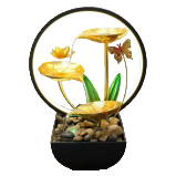 Resin water flow decorative items, artificial mountain and water spray hanging ornaments Item Picture