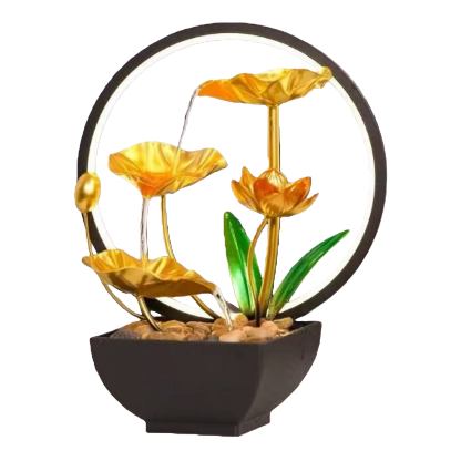 The latest resin water flow decorative items, artificial mountain and water spray hanging gifts Item Picture