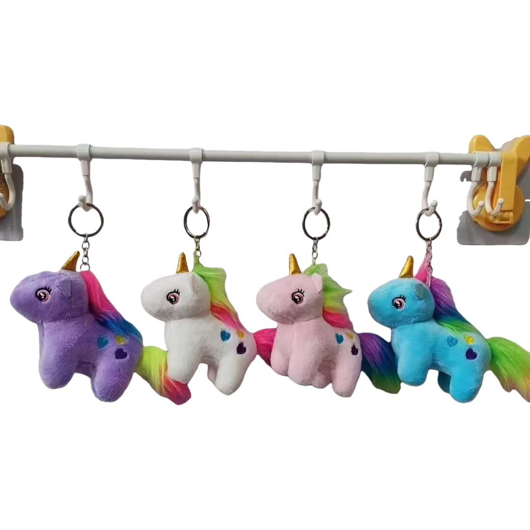 Plush toys, unicorn dolls, cute little horse dolls, girls' gifts, bags, pendants, dolls, keychains, pendants Item Picture