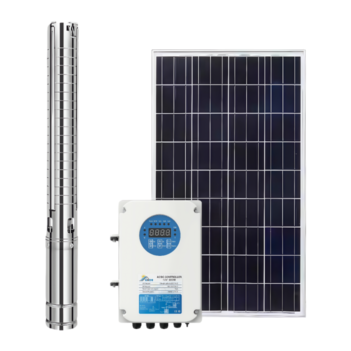 LIKOU energy-saving and environmentally friendly solar water pump made of stainless steel for ACDC household irrigation Item Picture
