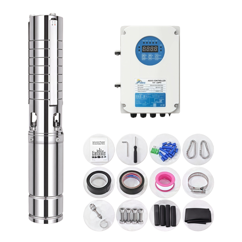LIKOU energy-saving and environmentally friendly solar water pump, stainless steel material, ACDC household irrigation 103108530 Item Picture