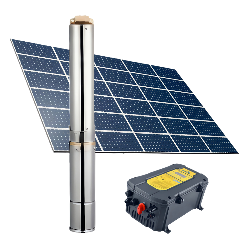 LIKOU solar water pump, stainless steel corrosion-resistant submersible pump, large head, multiple water outlets, 103702055 Item Picture