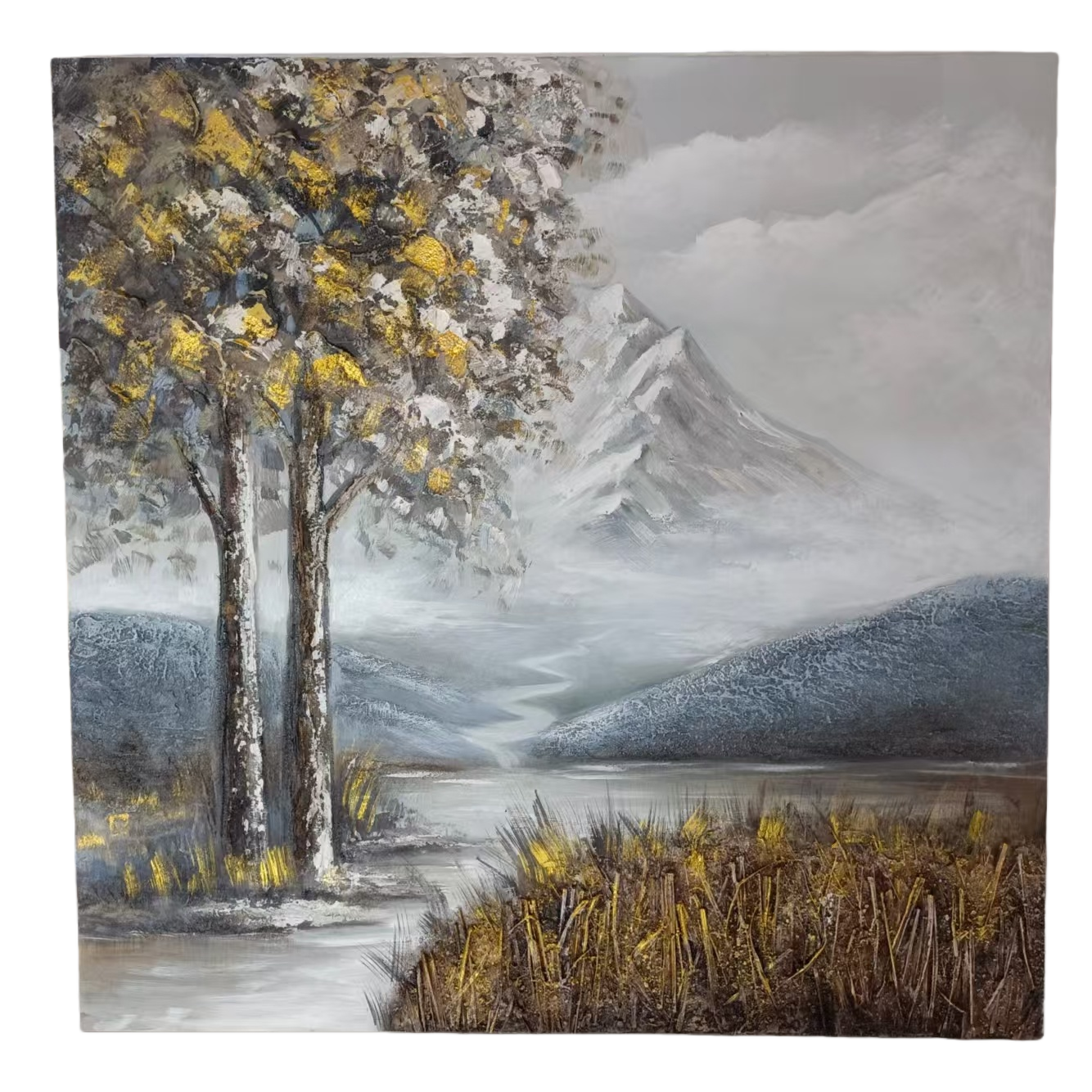 Sunshine Path decorative paintings have been widely displayed in the living room, sofa background wall, abstract landscape, entrance hall, corridor, warm hanging paintings, money tree decorative paintings, hand-painted three-dimensional styles, various styles available for customization based on samples, factory direct sales, big discounts, hot sales Item Picture