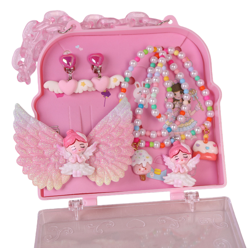 Children's jewelry box, storage box, necklace gift box, exquisite jewelry, luggage and accessory box Item Picture