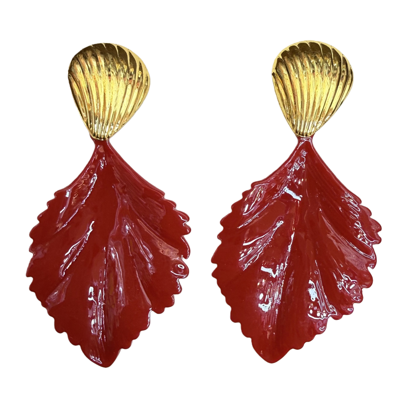 Oil-dripping earrings, stainless steel earrings, are a fresh, fashionable and niche design Item Picture