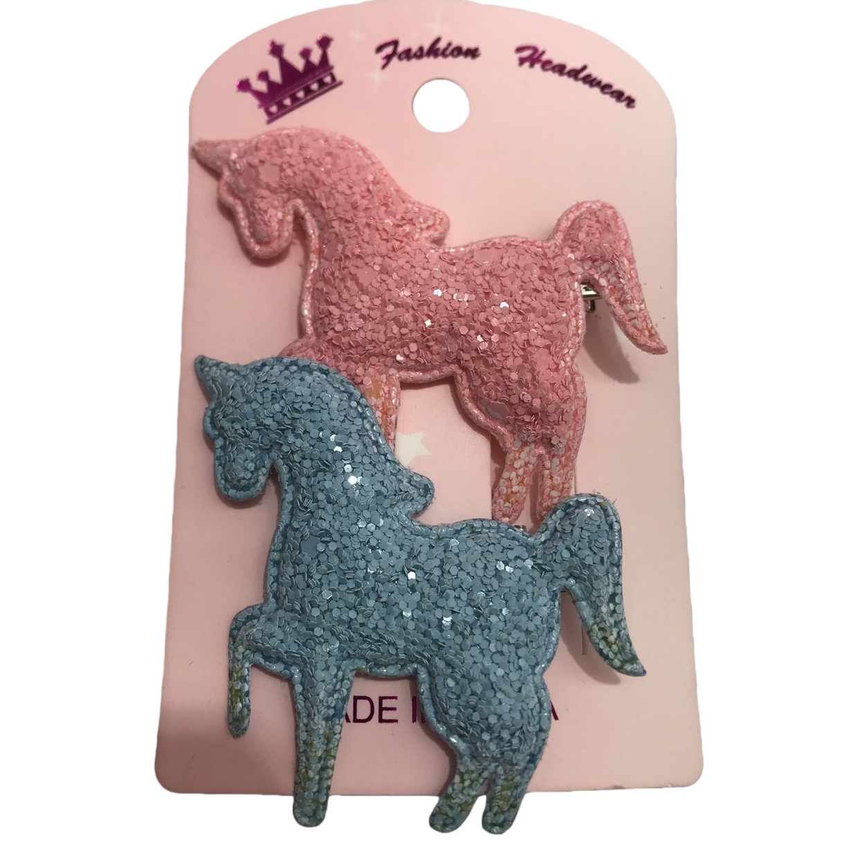 Fashionable hair accessories, horse-shaped sequined shark clips, hairpins, hair clips, 15cm Item Picture