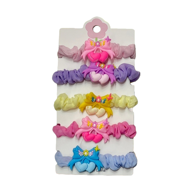 A complete box of large intestine hair bands, telephone line, rubber band hair accessories, and colorful elastic hair bands Item Picture