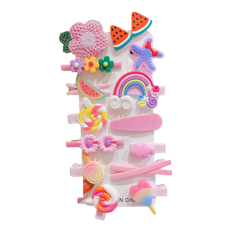 Colorful shark clip hair clip set, grab clip hair accessory, multiple colors to choose from, fashionable hair accessory for women Item Picture