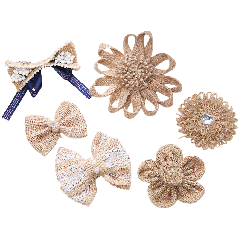 Woolen sunflower woven flower decoration, plush flower, knitted flower, woolen flower Item Picture