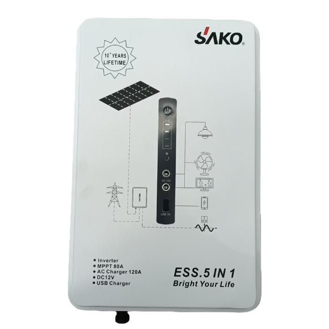 The SAKO solar all-in-one machine features a fast charging and portable design Item Picture