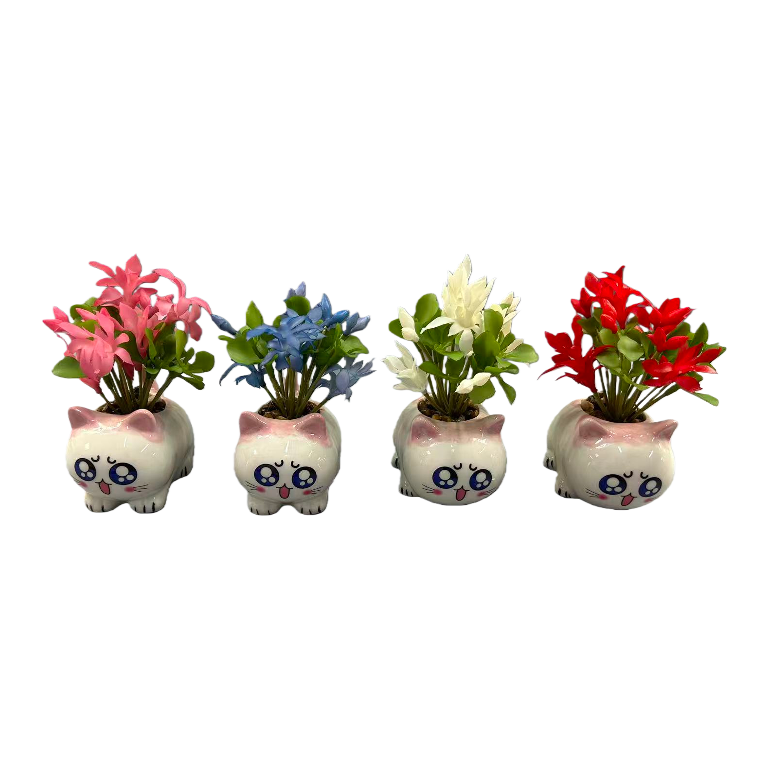 Artificial plants, micro-landscape artificial green plants, artificial flowers and artificial flower home decoration ornaments Item Picture
