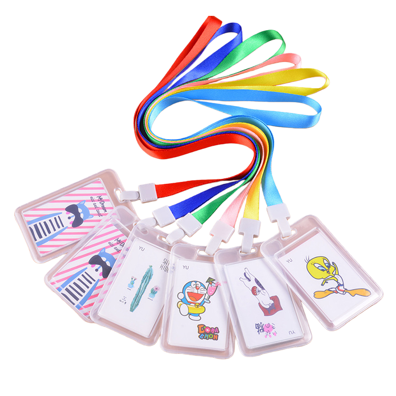 Cationic cartoon ID card bag: passport with leather card holder, retro outer cover, disabled certificate for travel Item Picture