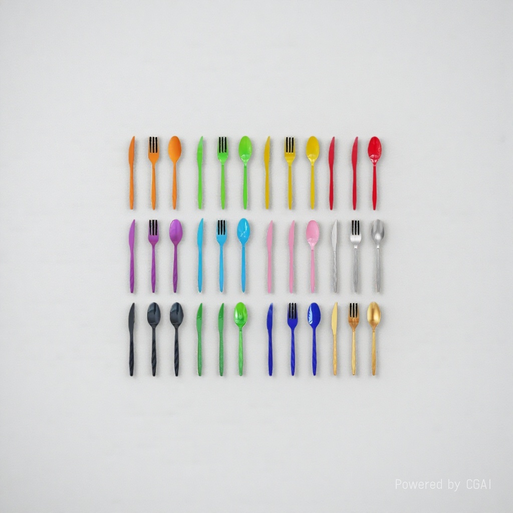 Portable tableware box, cake knife, fork and spoon set, cookware storage box, home and travel set Application Scenario