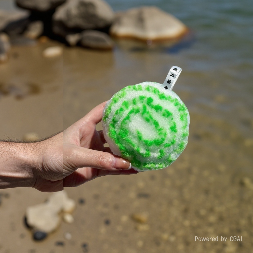 纳米海绵/抹布/海绵球卡通/洗脸巾夹/洗脸巾拖把夹产品图