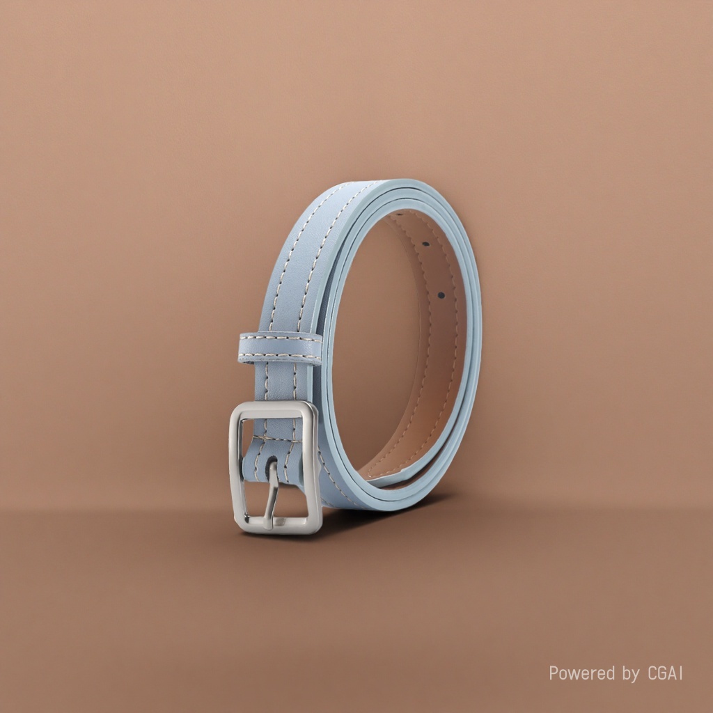 Leather women's fashionable belt, Korean-style versatile jeans for ladies, top layer, cowhide needle buckle belt, factory wholesale 6 Specification image