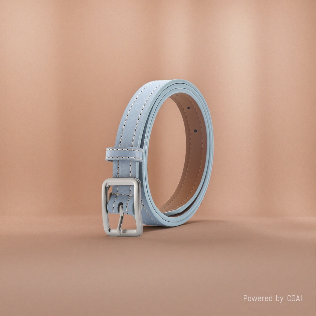 Leather women's fashionable belt, Korean-style versatile jeans for ladies, top layer, cowhide needle buckle belt, factory wholesale 6 Application Scenario