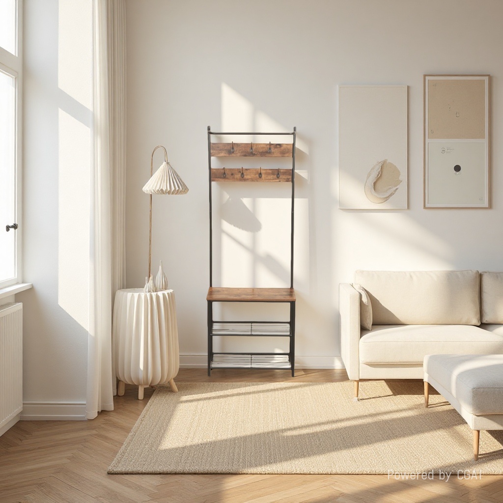 Multi-functional household wardrobe rack, bedroom storage rack, living room entrance storage rack, simple wardrobe rack for storage and organization