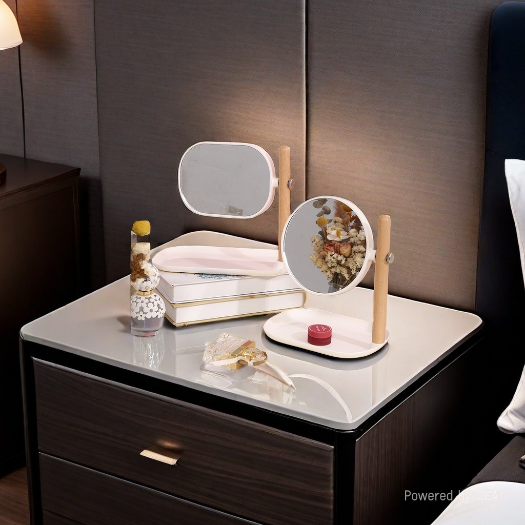 Folding makeup mirror, portable mirror, shatterproof high-definition mirror surface, lightweight travel mirror Application Scenario