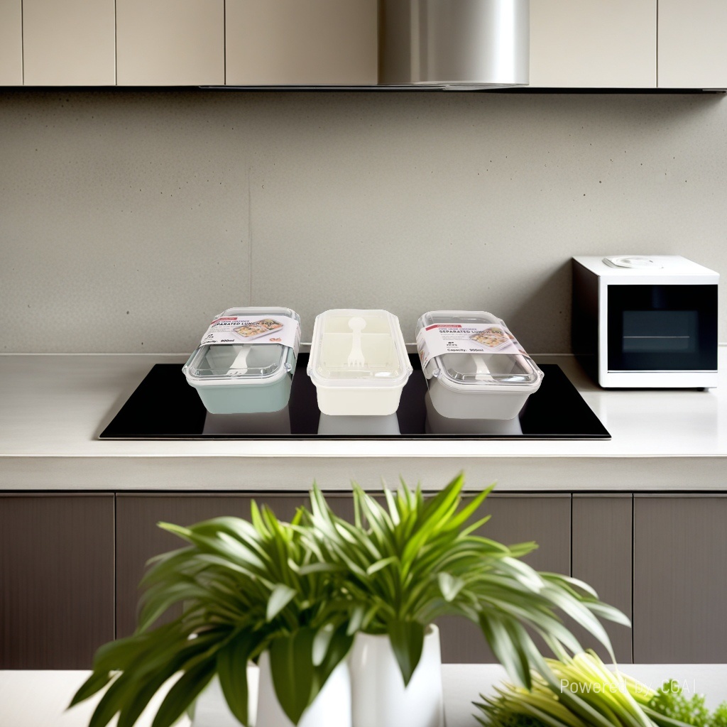 Wholesale daily necessities lunch boxes, bento boxes, food storage boxes, plastic food storage boxes, leak-proof, sealed and durable lunch boxes details Picture